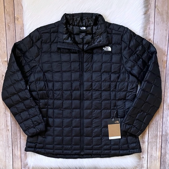 The North Face Women’s Plus ThermoBall Eco Black Jacket - Picture 1 of 8